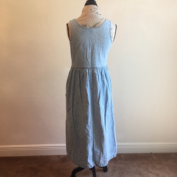 Rare Vintage blue denim Disney Catalog maxi dress - Picture 2 of 7